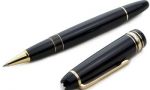 Montblanc Meisterstuck Rollerball Pen Black& Gold / Medium Size Barrel
